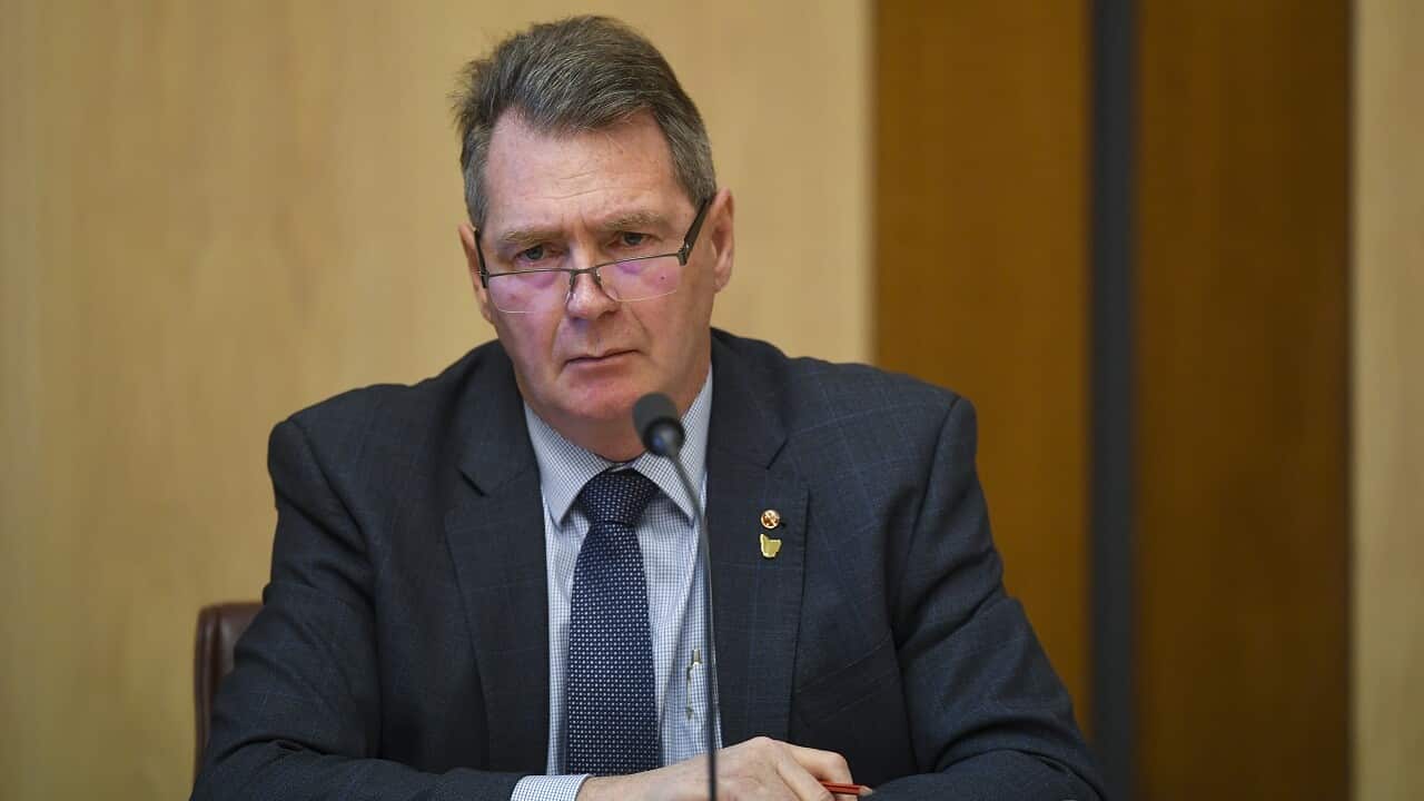 Nationals Senator Steve Martin at Parliament House in September.