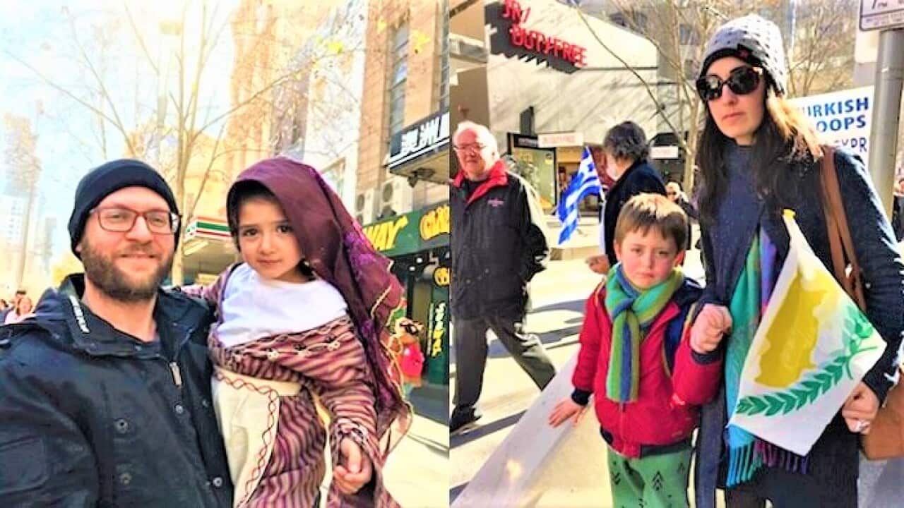 Και φέτος, η πορεία στο κέντρο της Μελβούρνης ακυρώθηκε λόγω του COVID-19. Η φωτογραφία είναι από την πορεία το 2018.