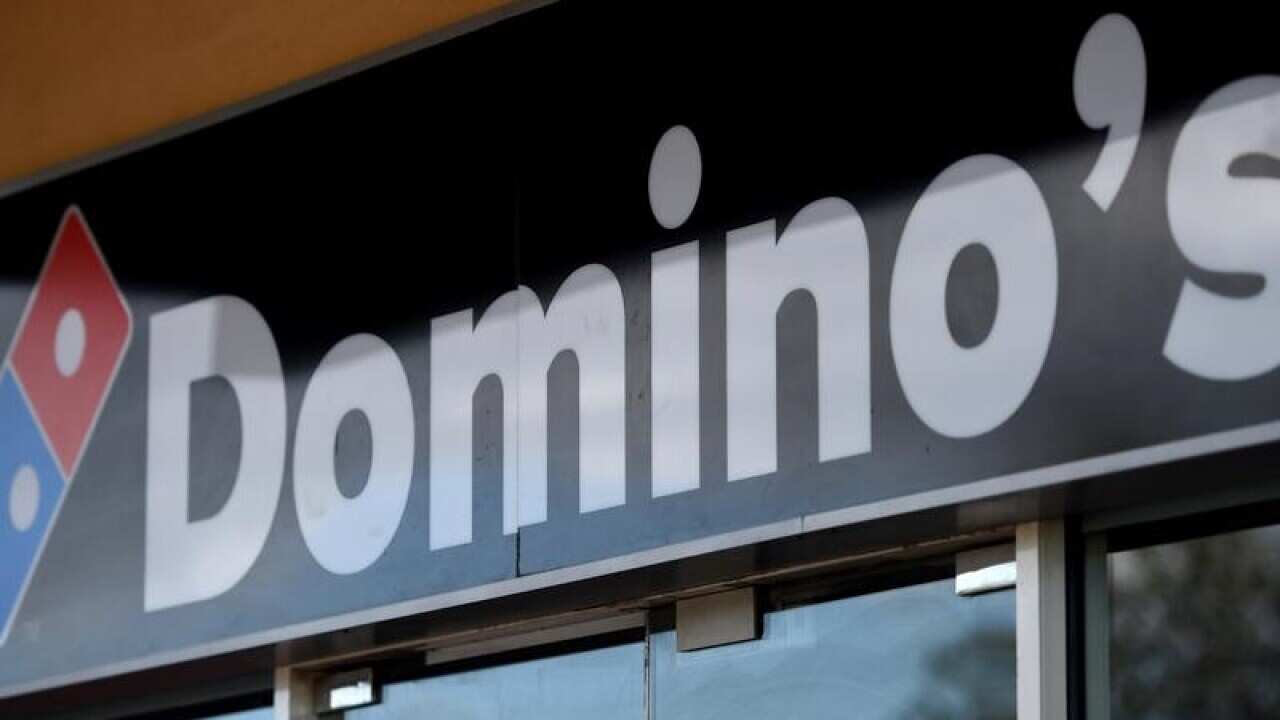 A Domino's store.