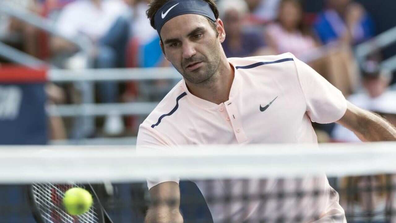 Swiss tennis player Roger Federer