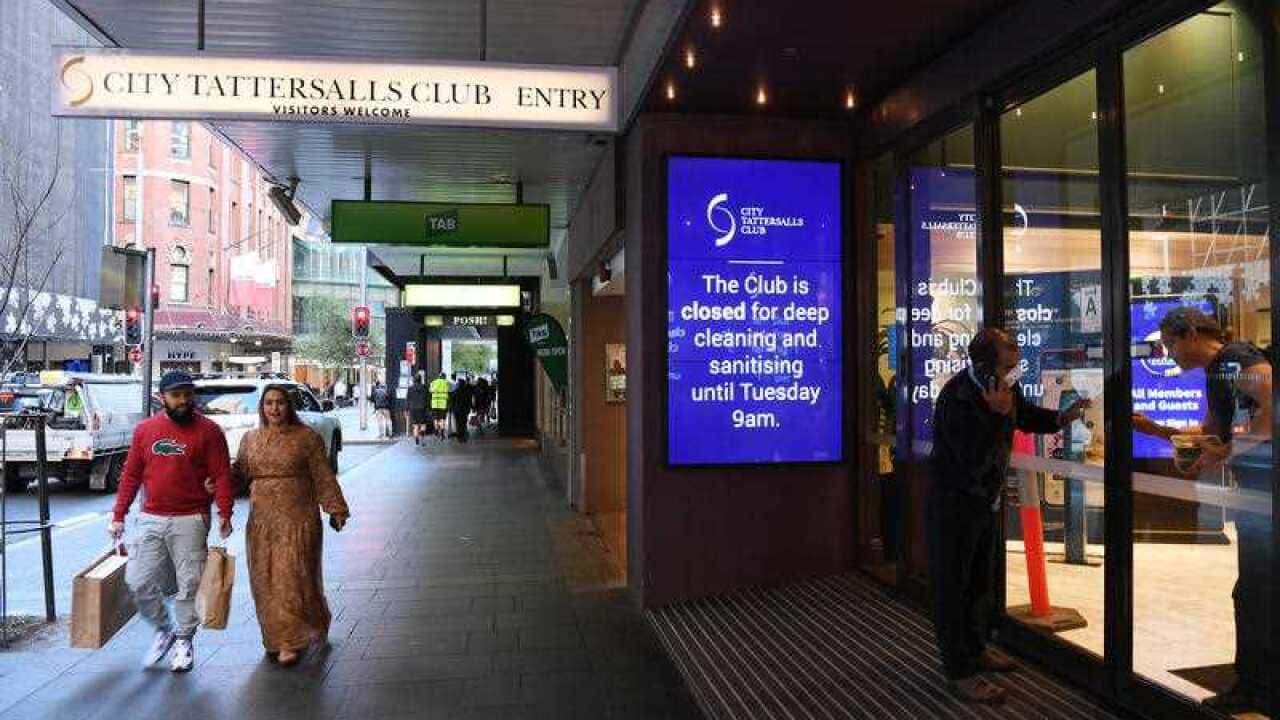 The Tattersals Fitness Centre in the CBD in Sydney.