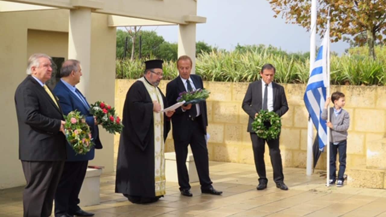 Members of Perth's Greek community commemorates the genocide of the Greeks in Pontus.