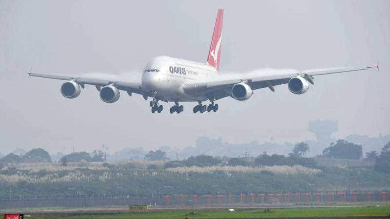 A file photo of a Qantas A380