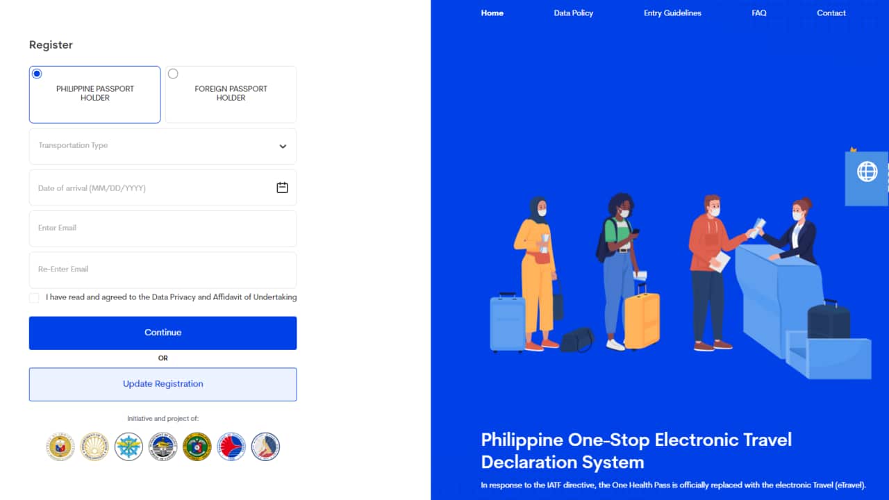 eTravel replaces One Health Pass and eArrival Card for travelers in