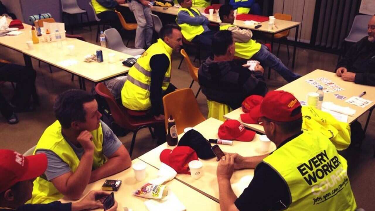 Factory workers at International Flavors and Fragrances Inc