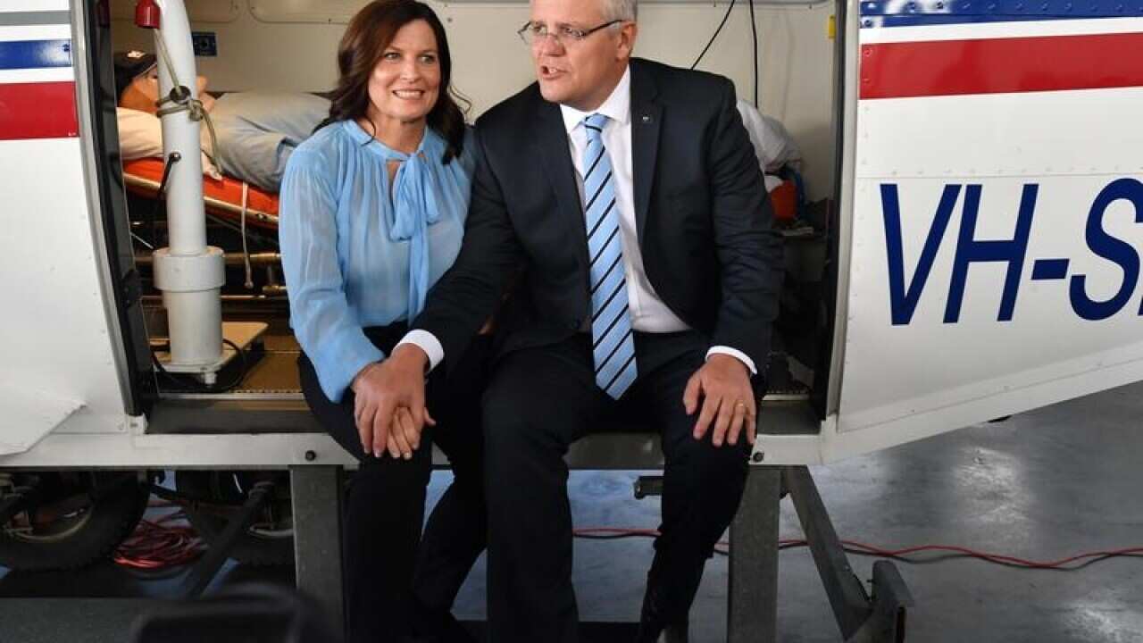 Prime Minister Scott Morrison and wife Jenny