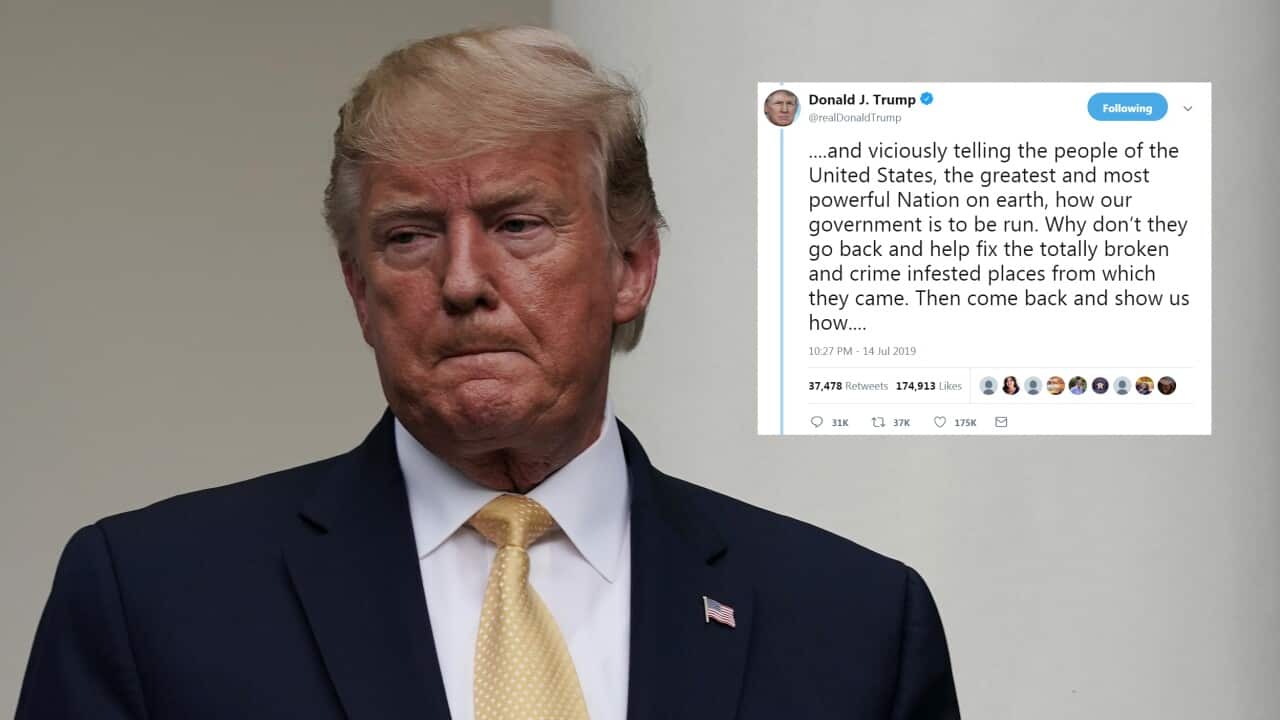 President Donald Trump at the White House.