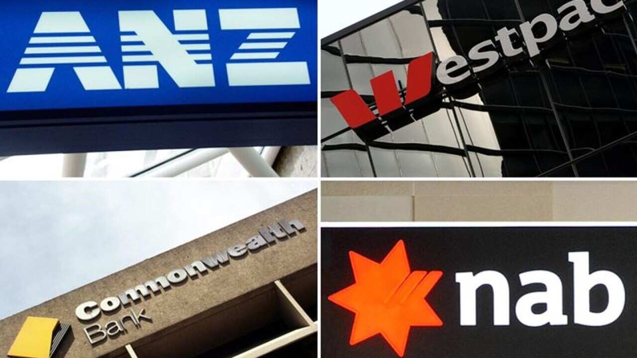 Composite image of Australia's 'big four' banks