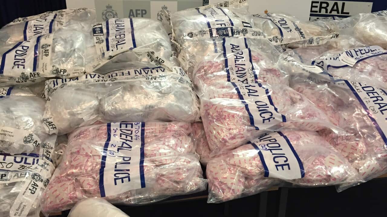 Methamphetamine and ephedrine seized by Australian Federal Police in Sydney
