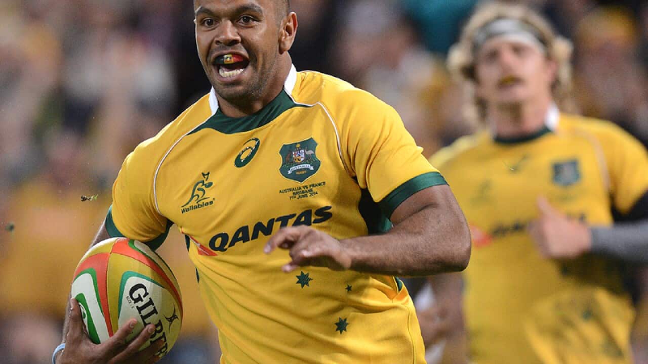 Wallabies player Kurtley Beale