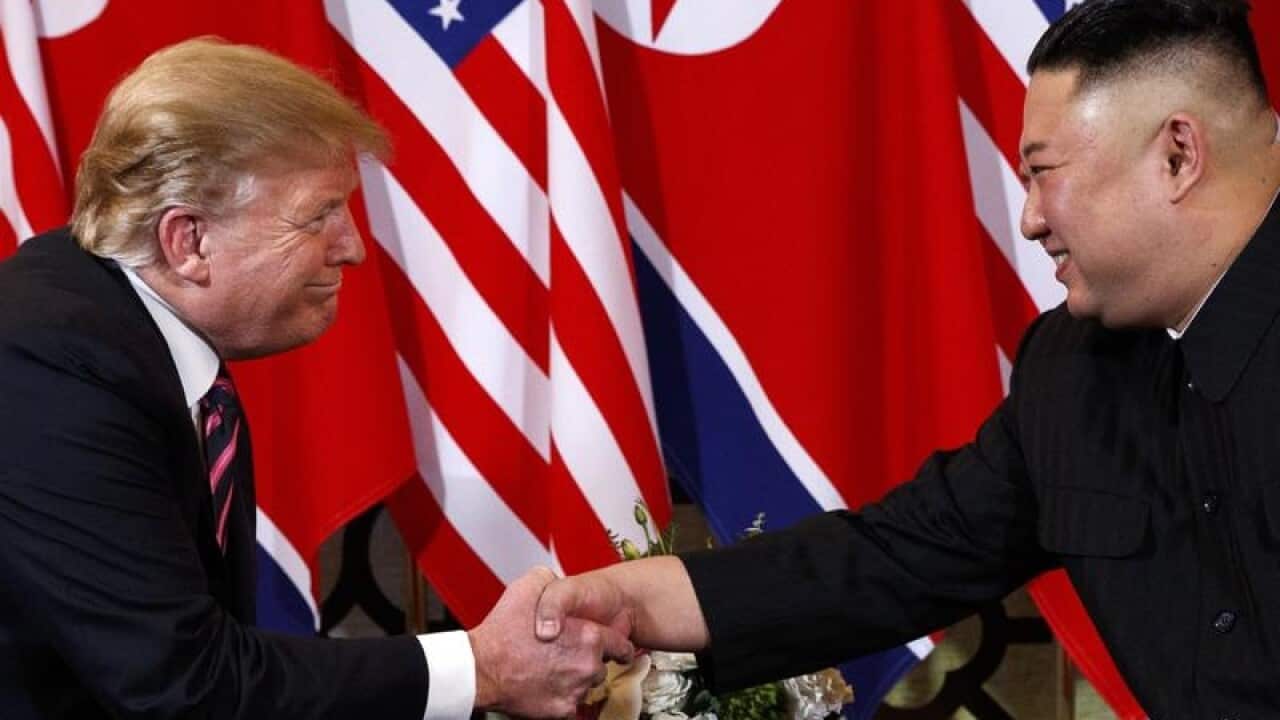 U.S. President Donald Trump, North Korean leader Kim Jong Un