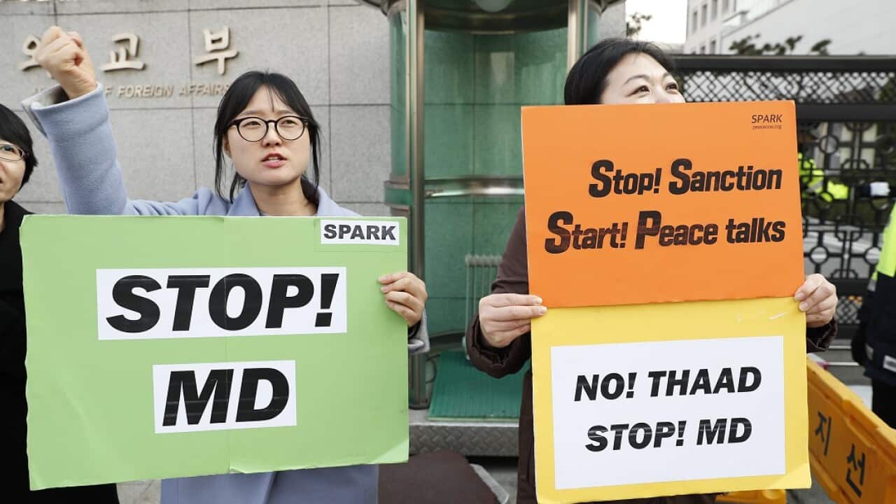 South Korean protesters 