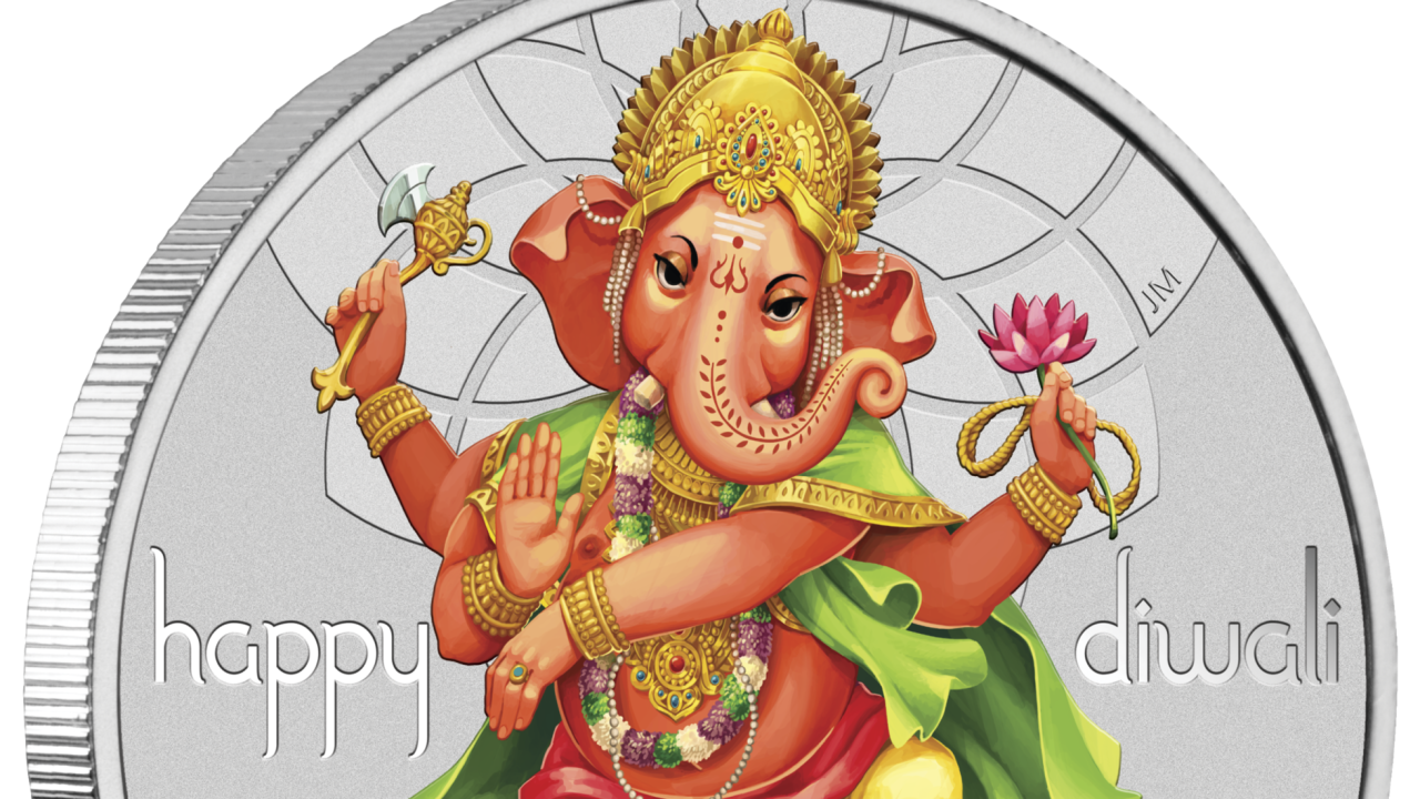 The Perth Mint 'Diwali' edition Silver coin