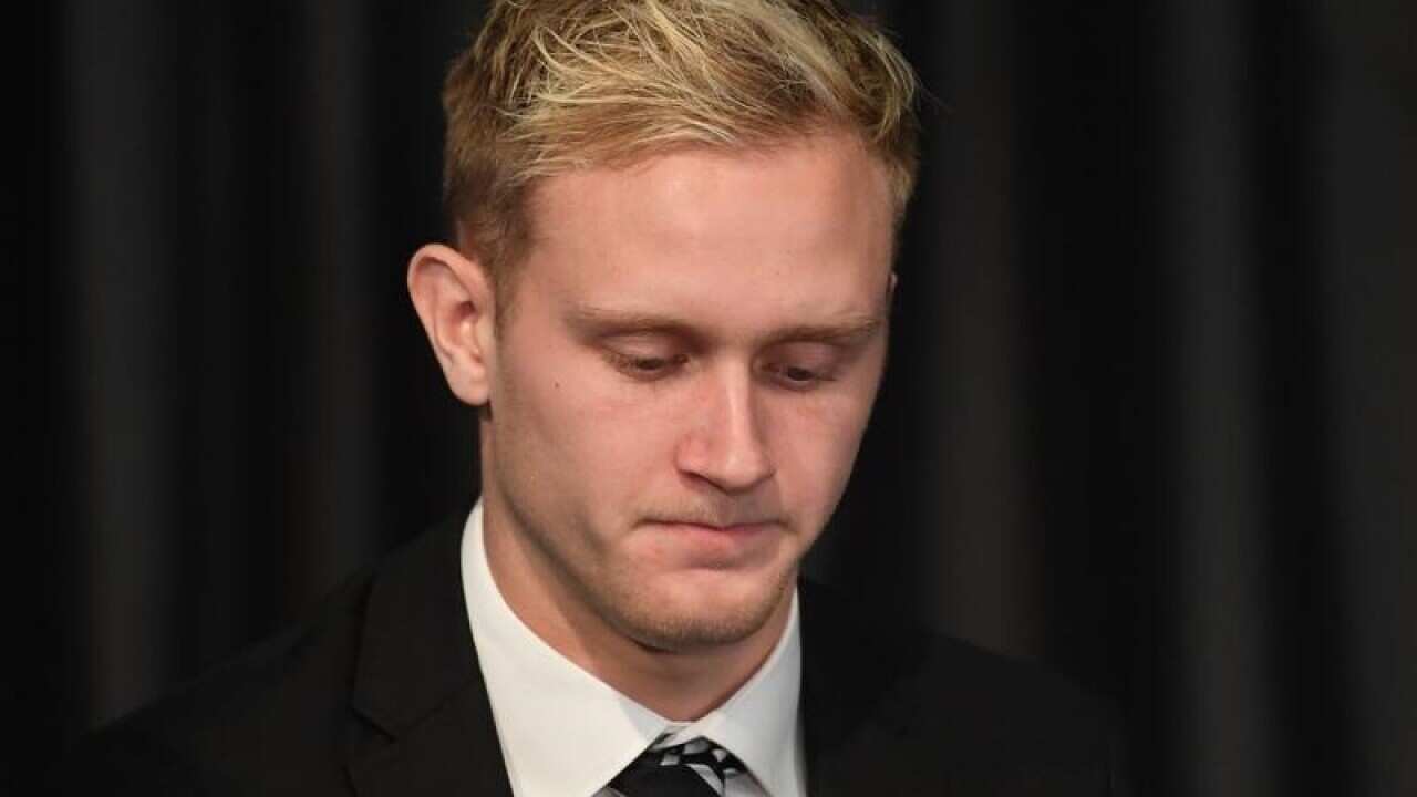 Jaidyn Stephenson of the Magpies.