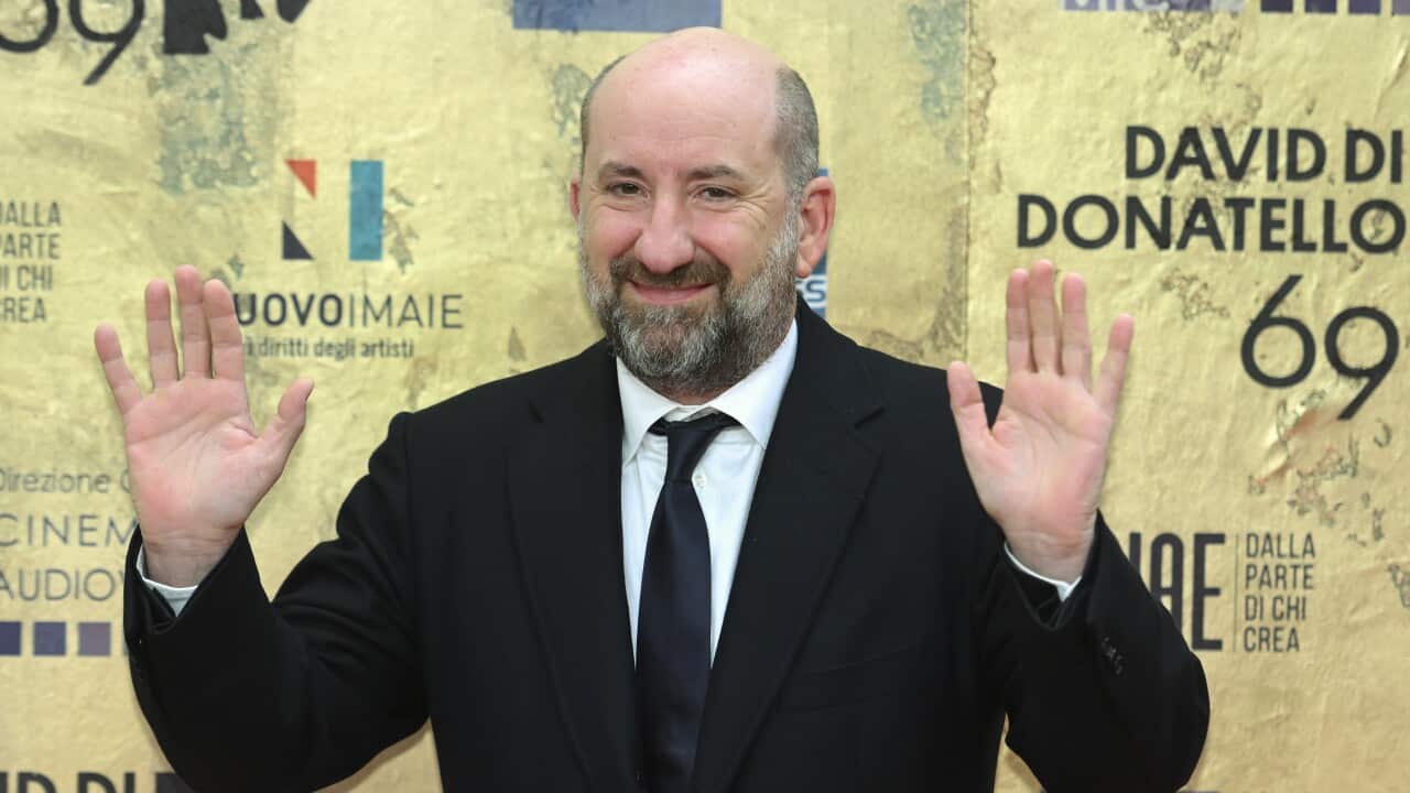 Actor Antonio Albanese attends the photocall of the 69th italian film awards 'David di Donatello' at Cinecitta studios. Rome (Italy), May 03rd, 2024