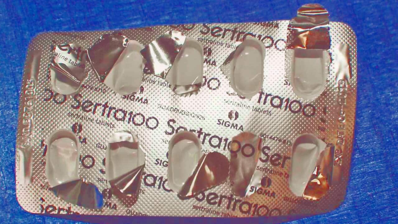 Anti-depressant medication wrapper