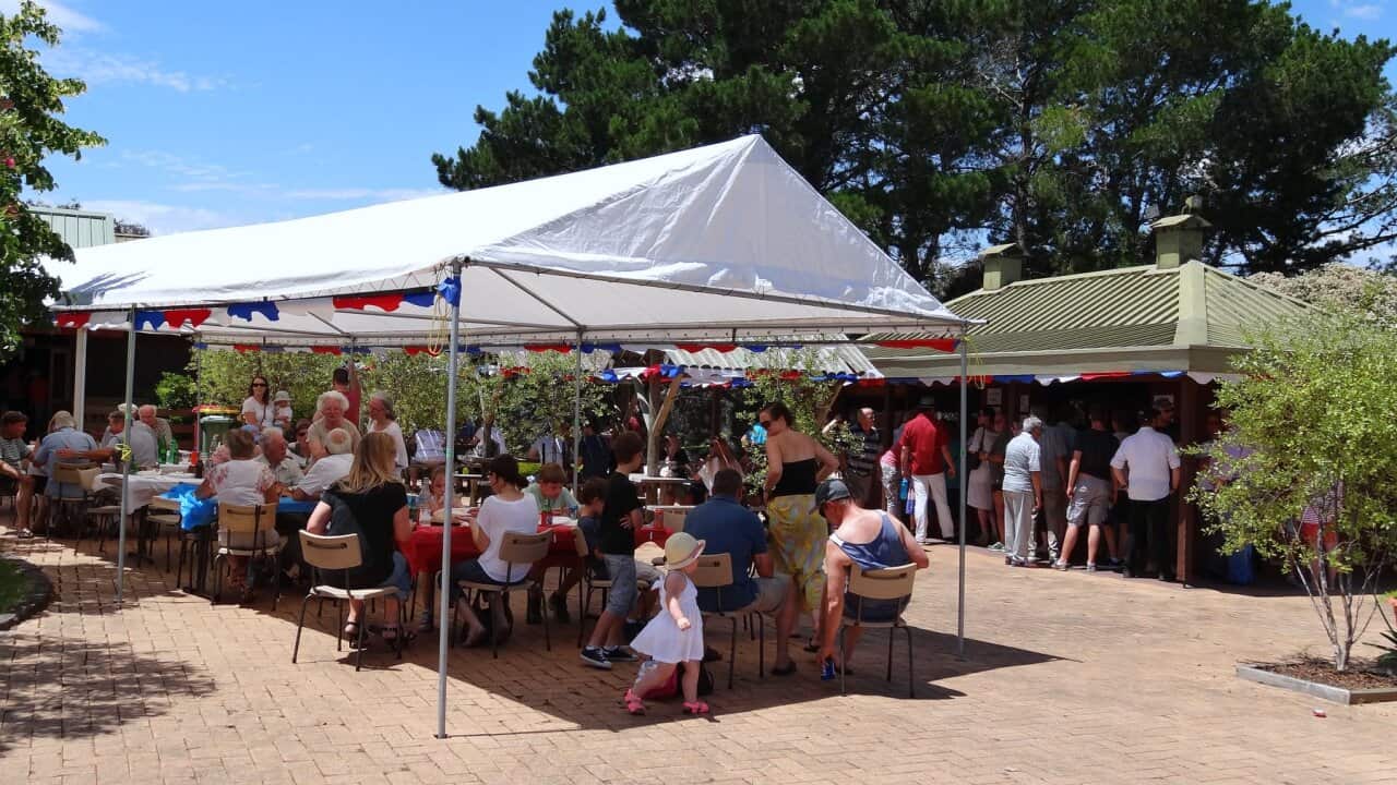 Part of the festivities at Slovenian Association Melbourne on their 60th anniversary in 2014 (SBS Slovenian)