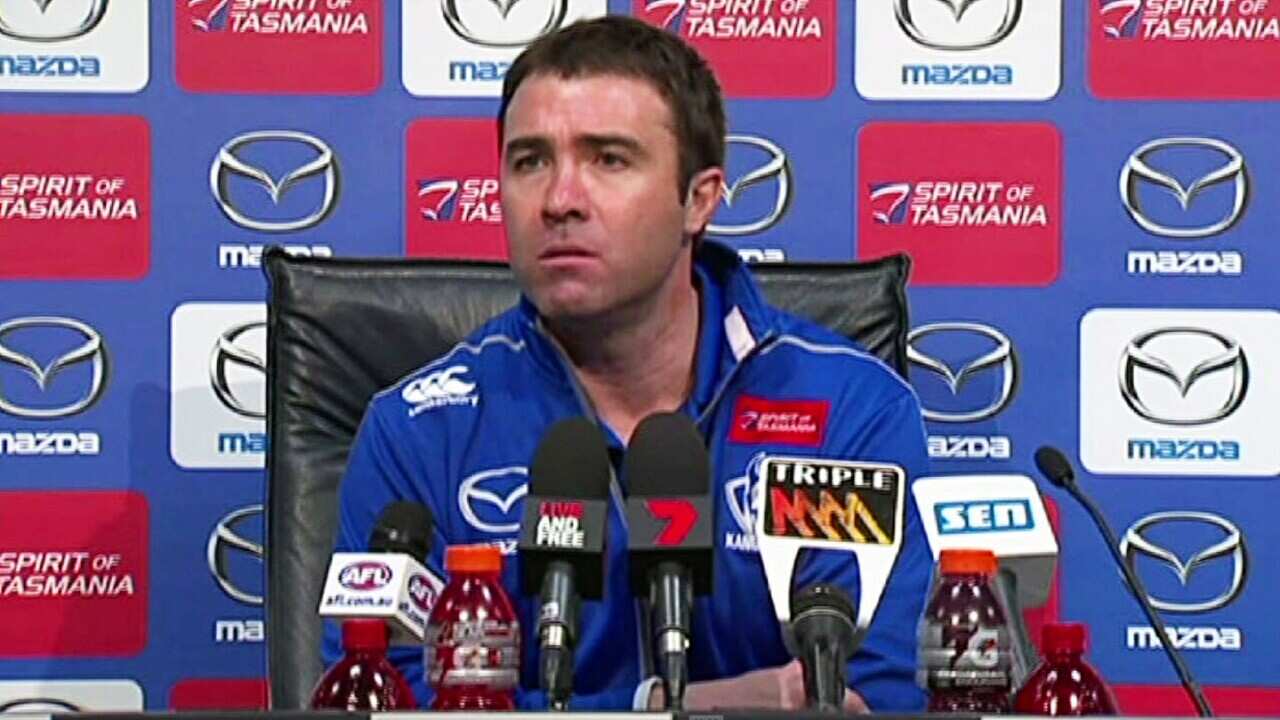 North Melbourne coach Brad Scott