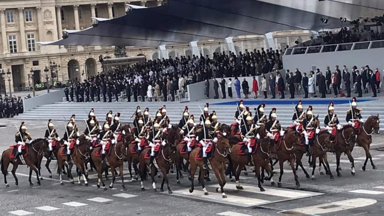 Le défilé sur les Champs-Elysées pour le 14 juillet