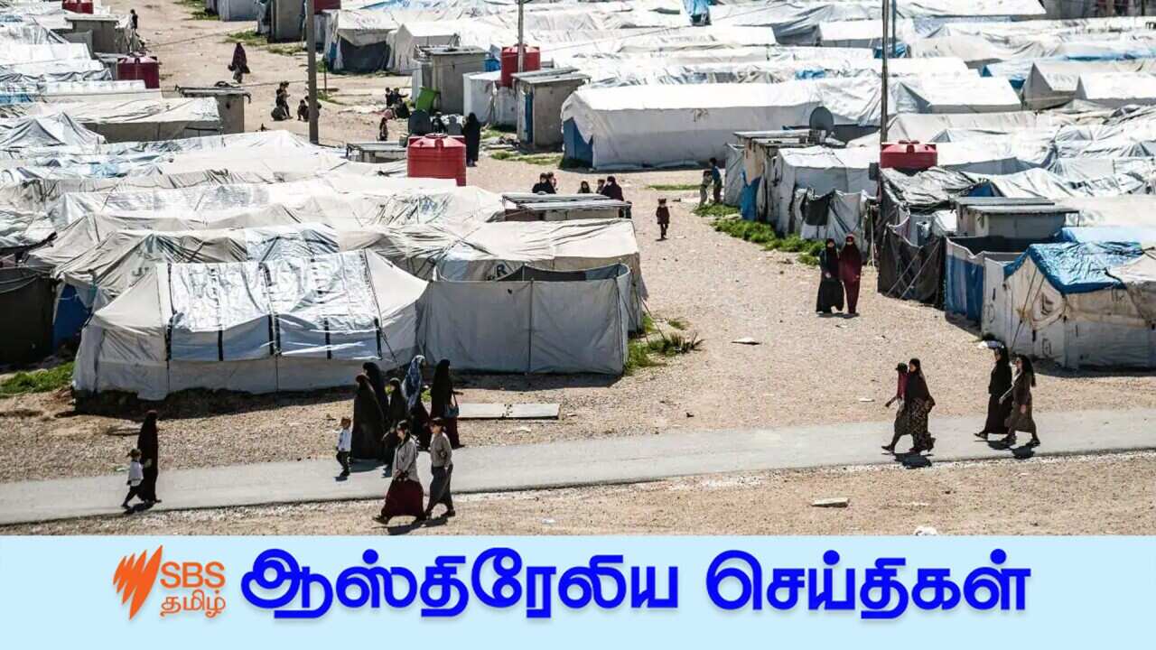 Mariam Raad returned to Australia from Al Roj refugee camp (pictured) in October last year as part of the Australian government's repatriation plan. Source: Getty, AFP / Delil Souleiman