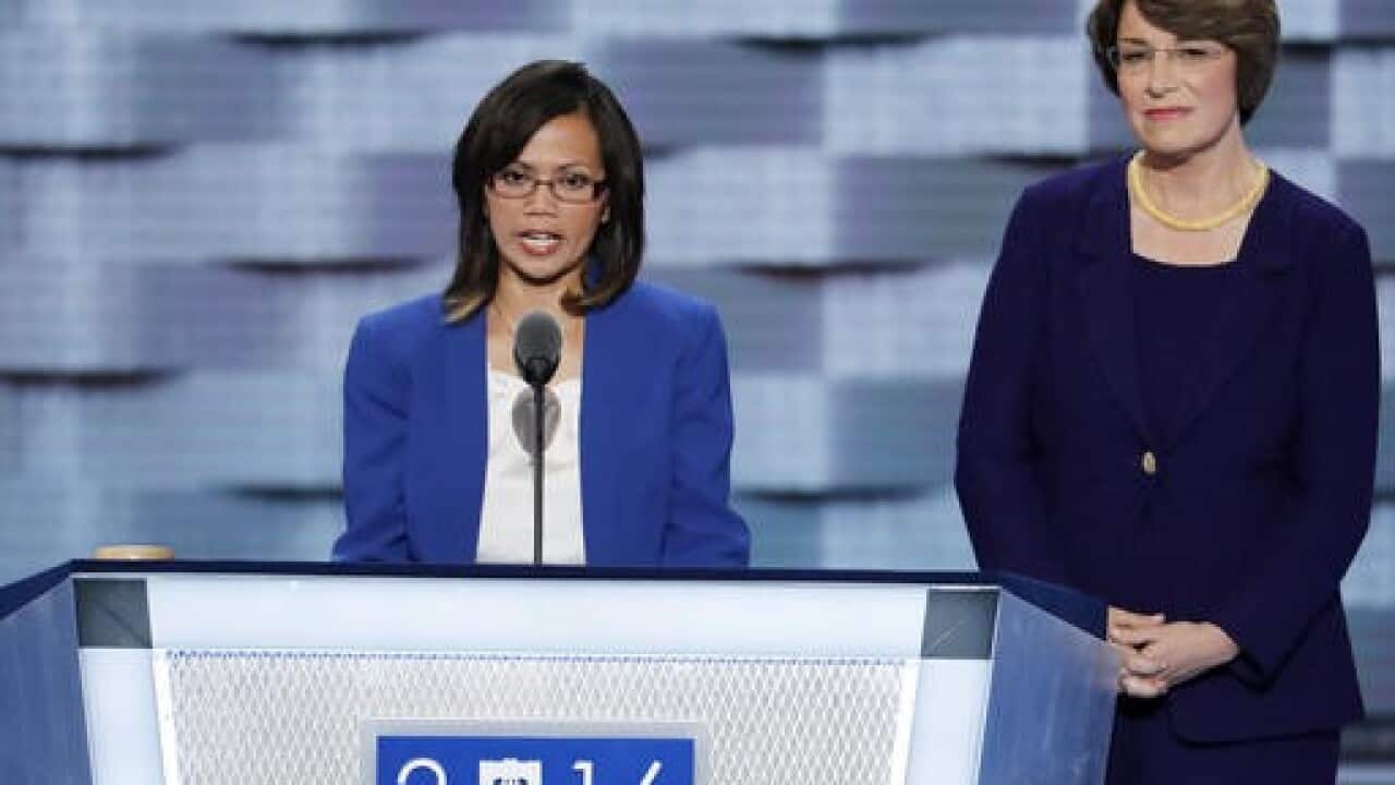 Ima Matul at 2016 DNC