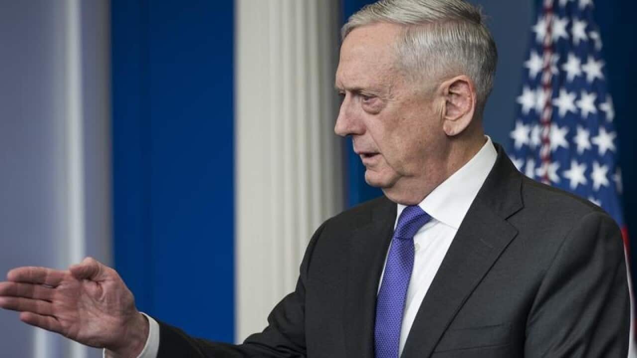 US Defense Secretary General James Mattis
