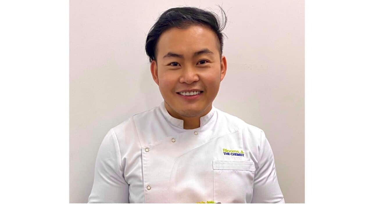 Nate Lochette, a Karen community pharmacist in Sydeny.