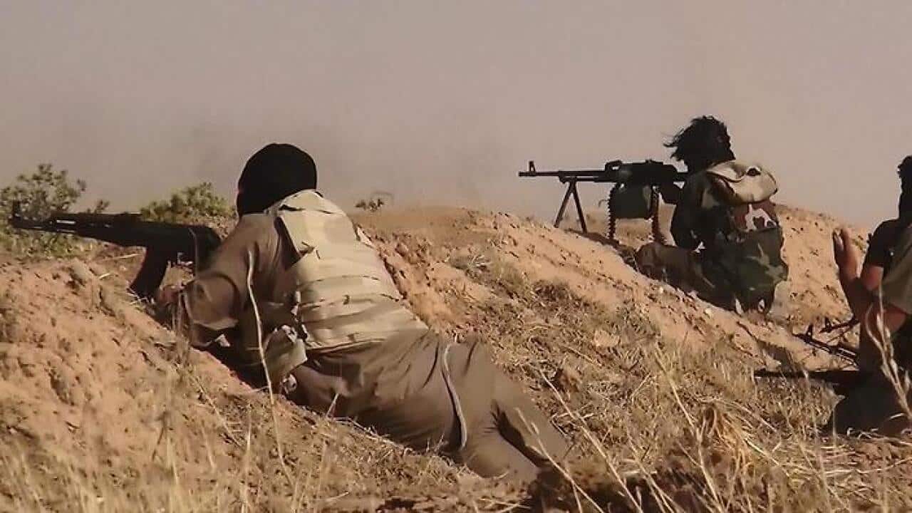 jihadist kurdish fighters foreign file stock