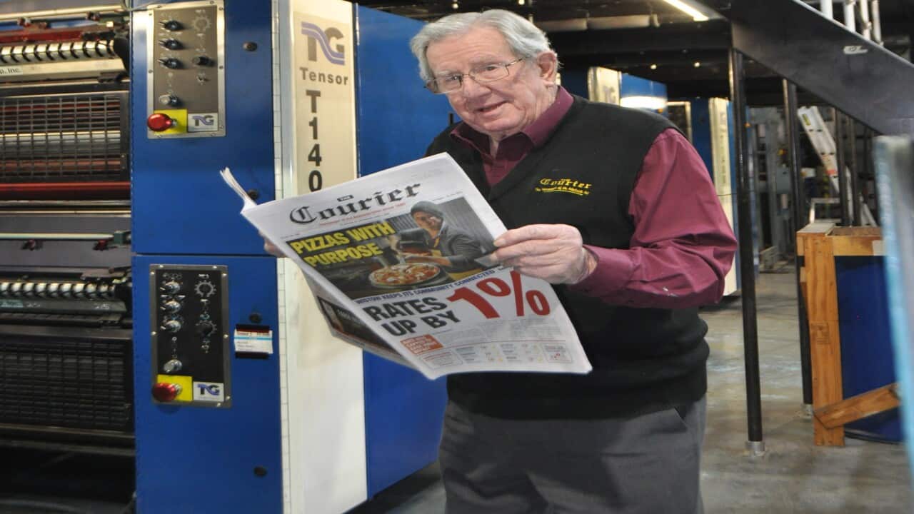 Norm Marston Courier South Australia Oldest newspaper publisher of Australia