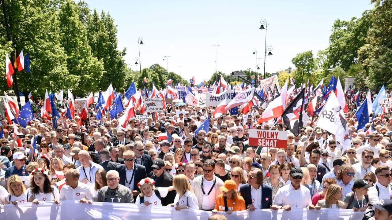 March For Democracy - Warsaw
