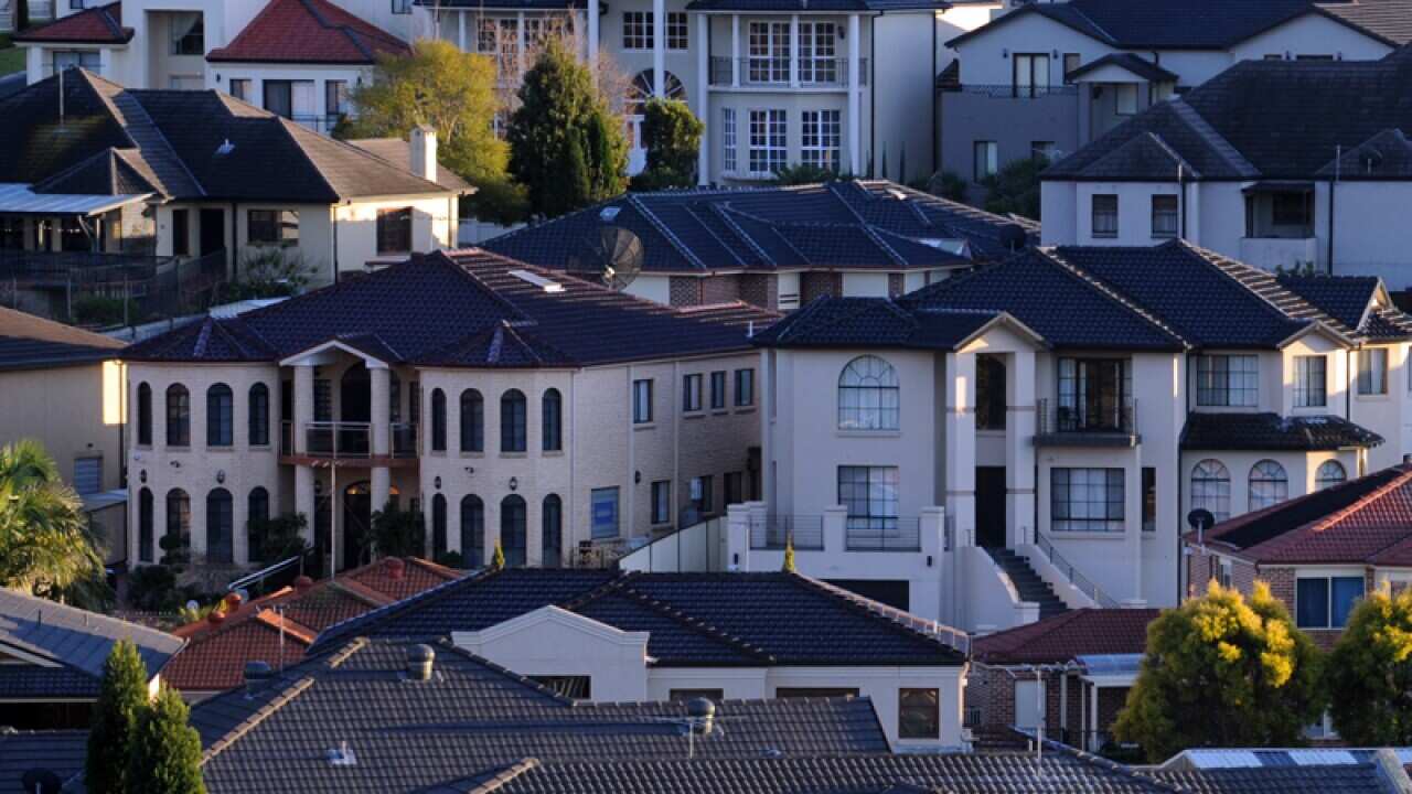 File photo of housing in Sydney.