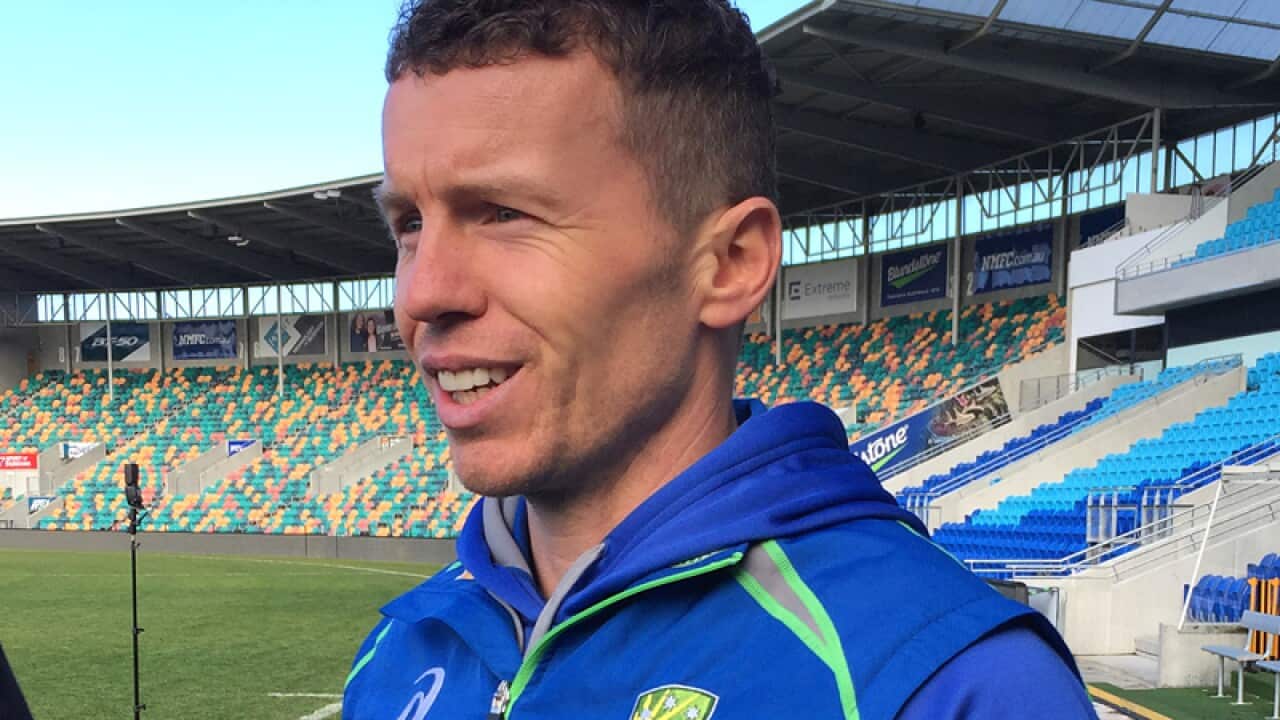 Australian paceman Peter Siddle