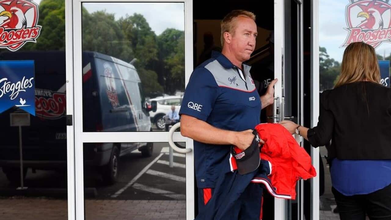 Roosters coach Trent Robinson.