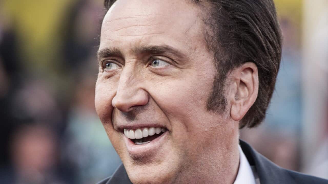 US actor Nicolas Cage