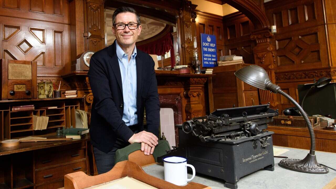 Steve Hatch, Facebook VP for Northern Europe announces the company's 1 million donation to Bletchley Park.