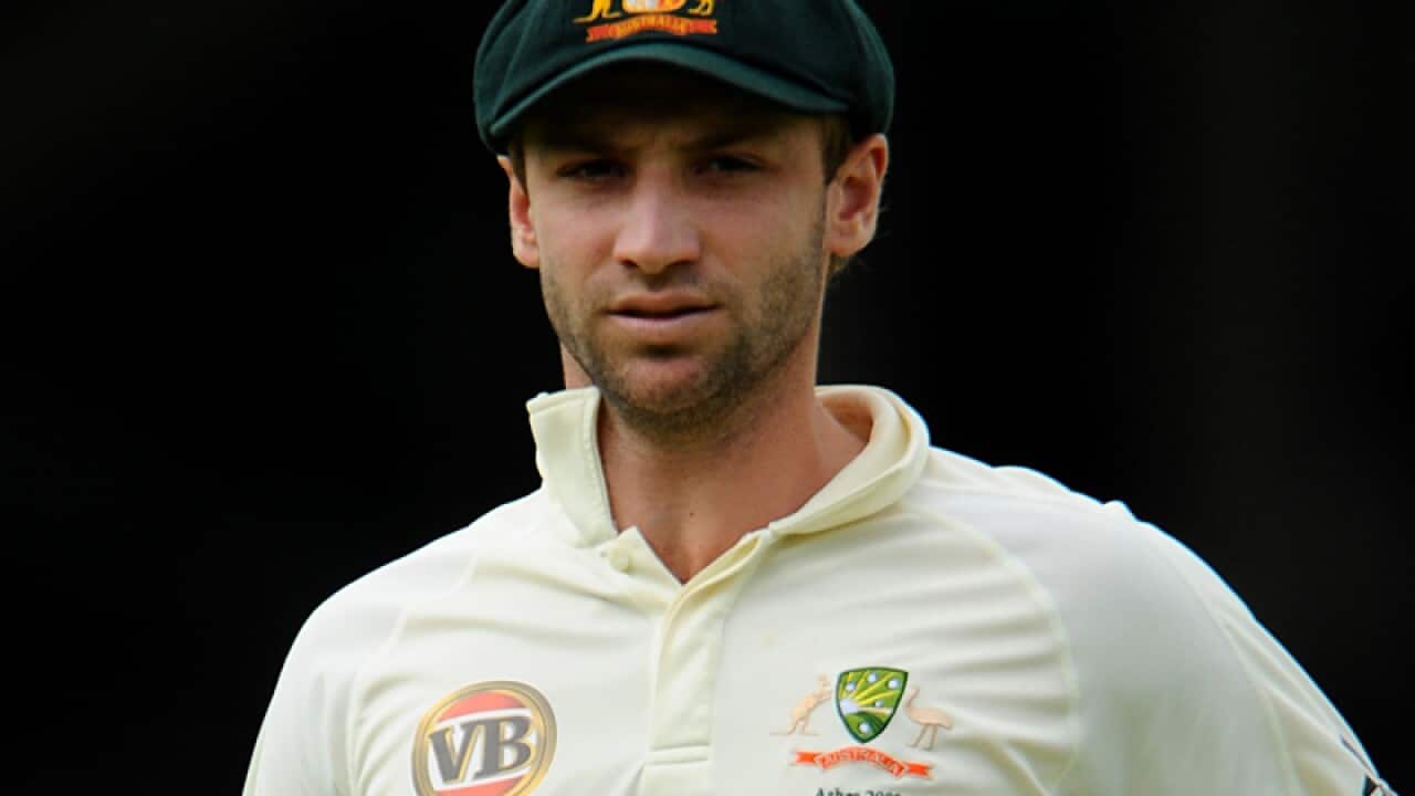 Australia's Phillip Hughes.