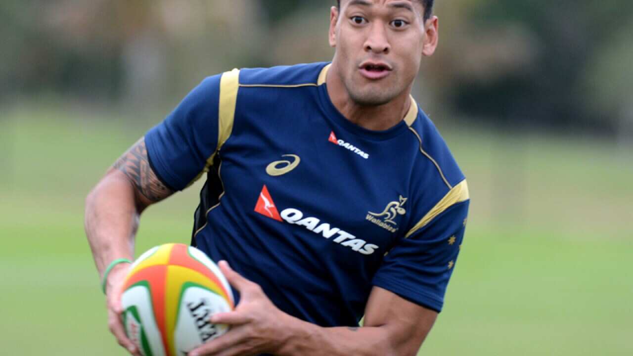 Wallabies player Israel Folau