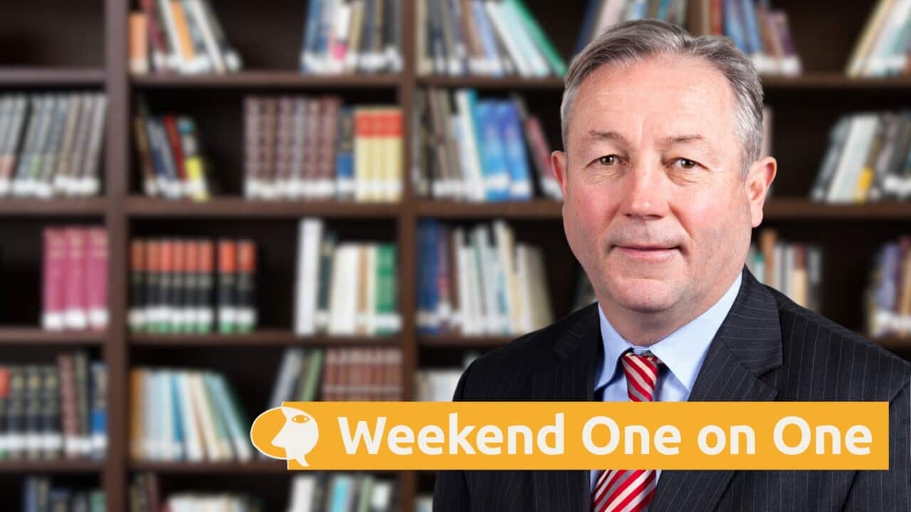 Laurie Nowell with Weekend One on One banner over image.