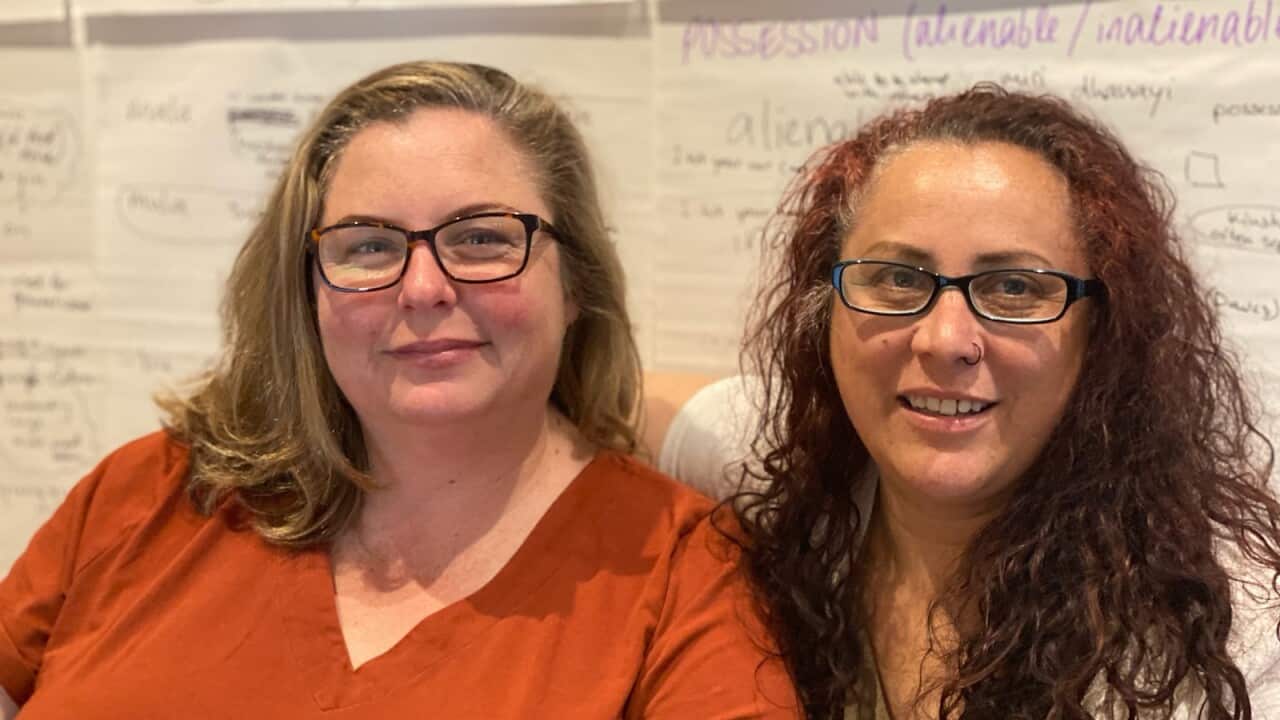 Jasmine Seymour and Corina Norman - Dharug language teachers, activists ans community members