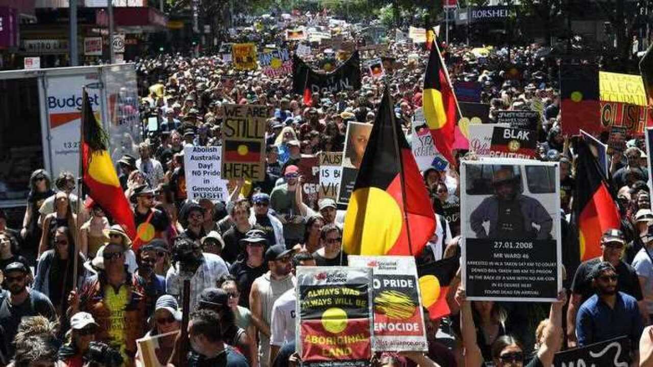 Australia Day Indigenous protest