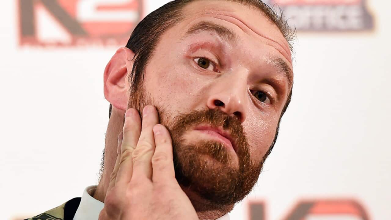 British heavyweight boxer Tyson Fury