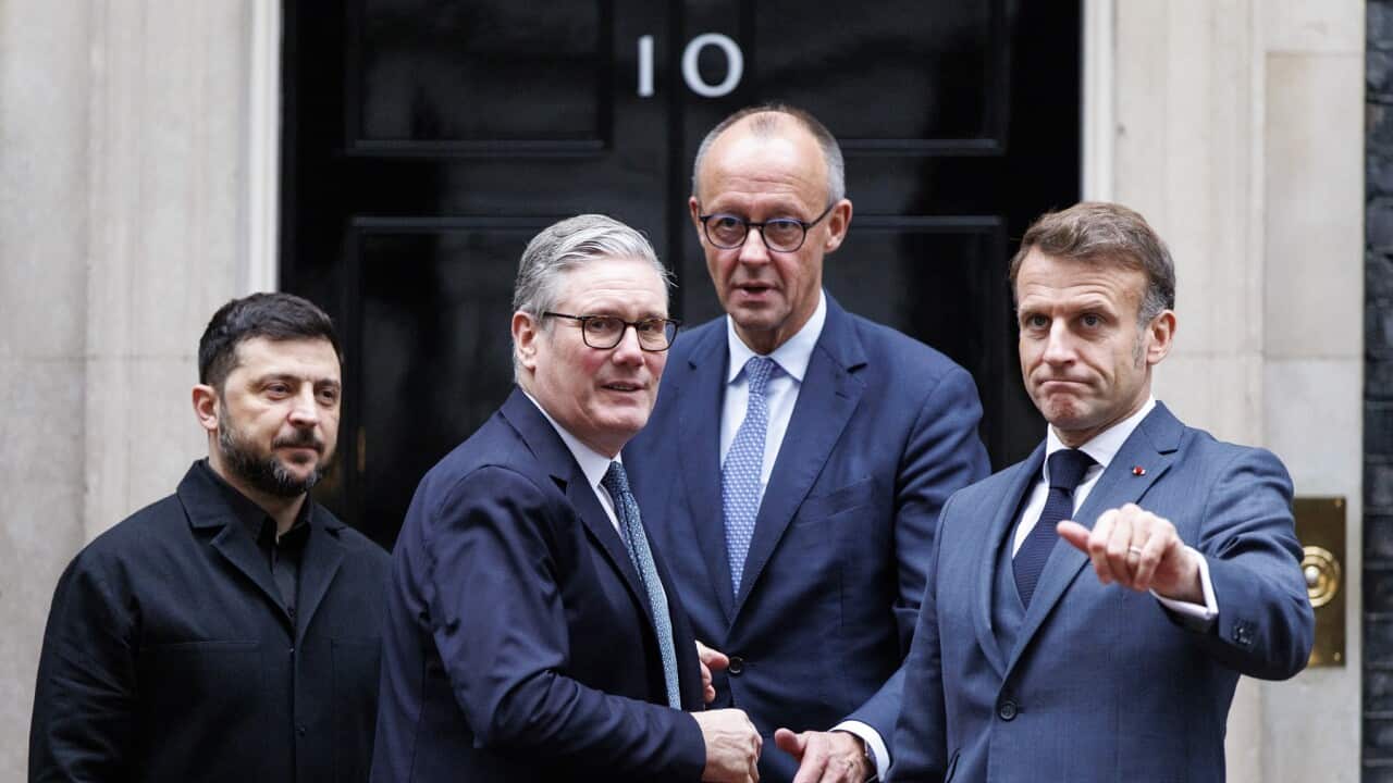 President of Ukraine meets the leaders of the UK, France and Germany in London