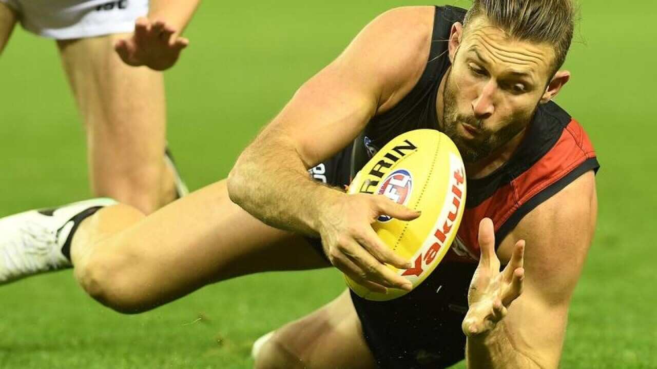 Cale Hooker of the Bombers