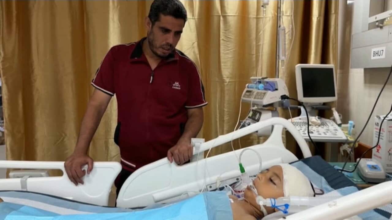 Raed was digging a grave for his son. Then, he found out the boy was alive