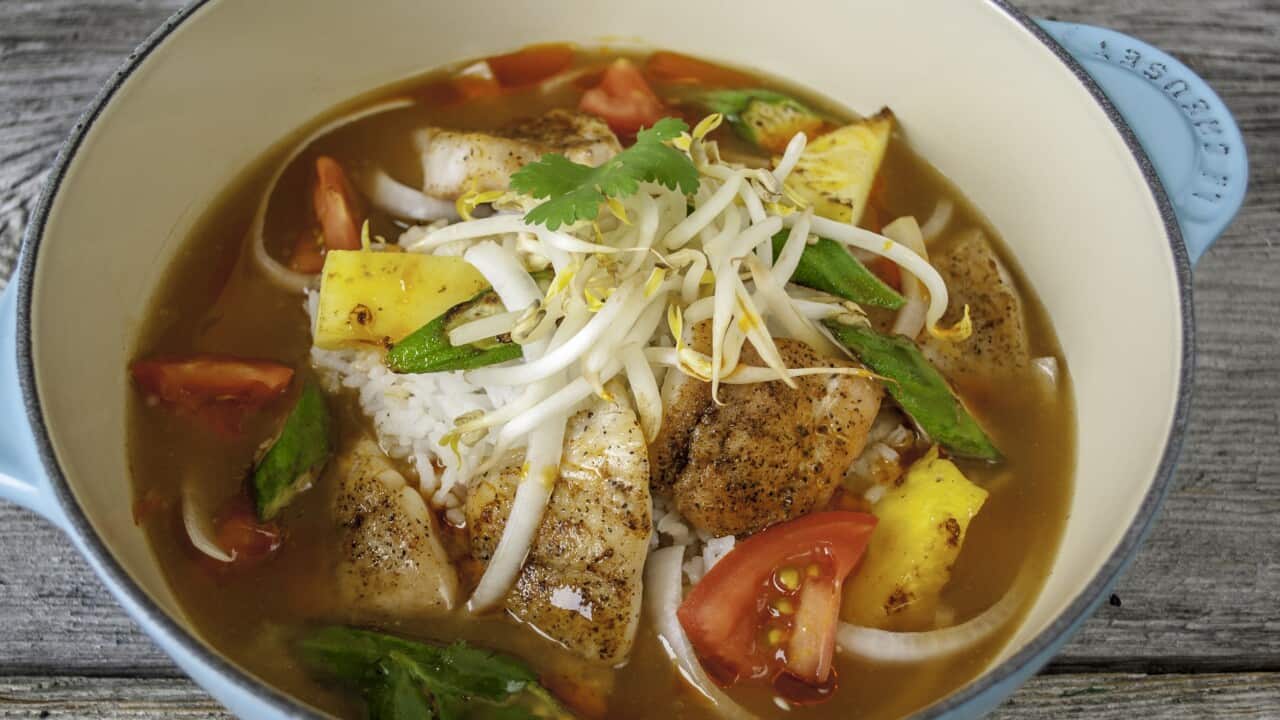 Sour fish soup