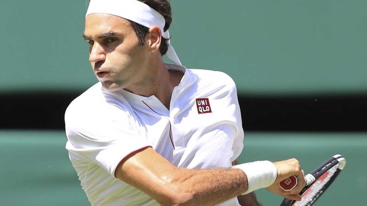Swiss tennis ace Roger Federer