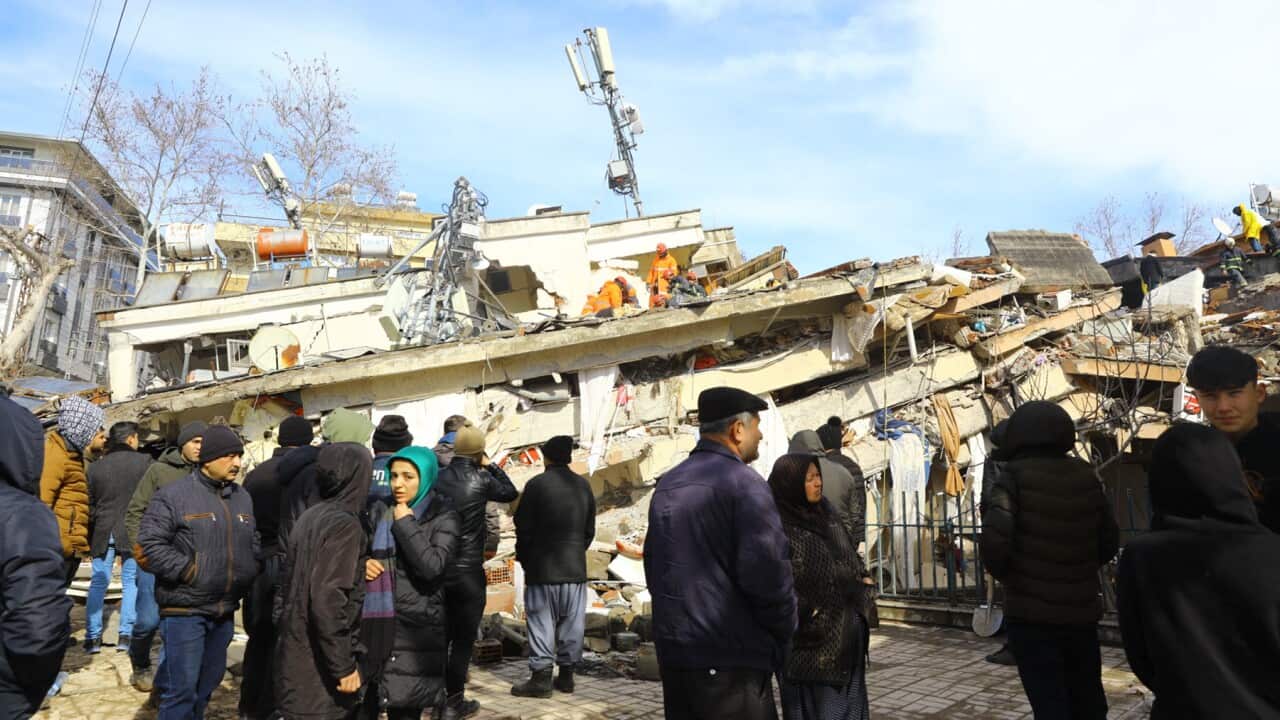 Collapsed buildings in piles in south Turkey (AAP).jpg