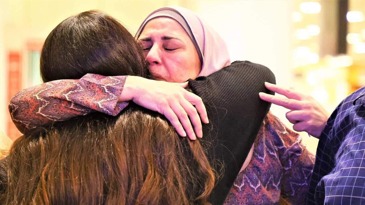 AUSTRALIANS GAZA ARRIVALS