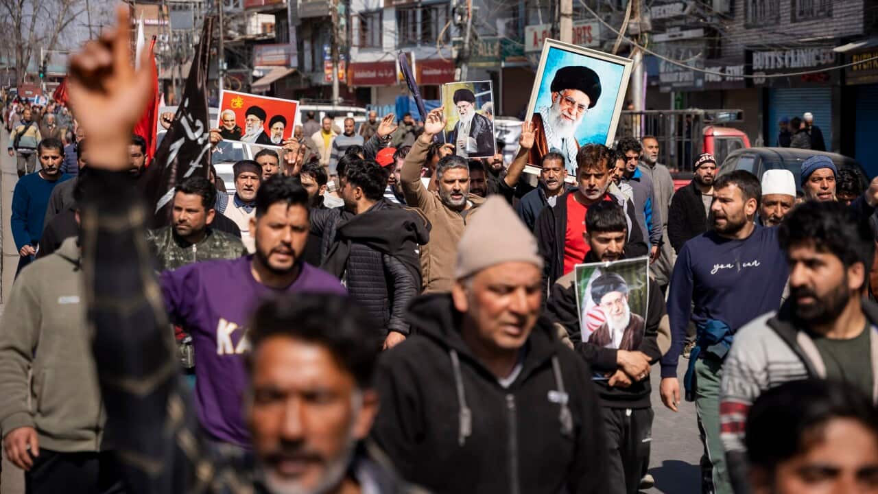 Massive Protests Erupt Across Kashmir After Killing of Iran’s Supreme Leader Ayatollah Khamenei.