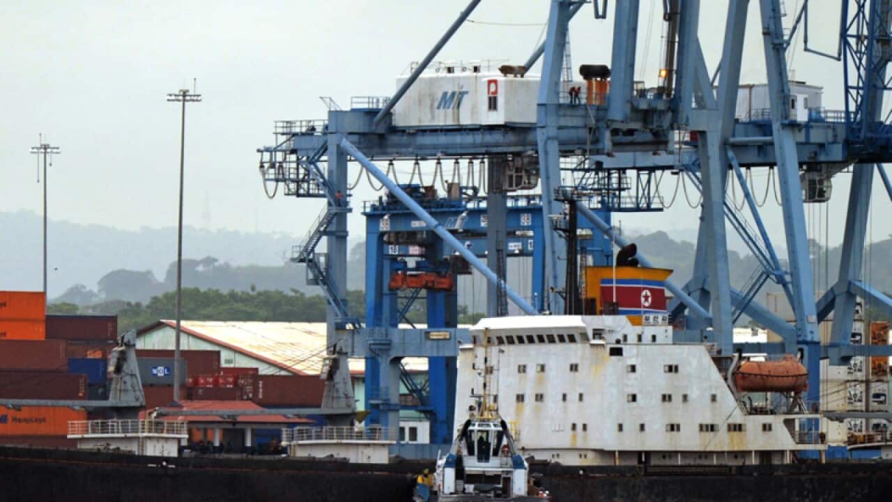 North Korea's Chong Chon Gang seen in Panama